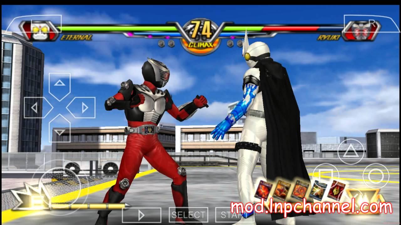 PSP Kamen Rider Super Climax Heroes L N P CHANNEL MOD